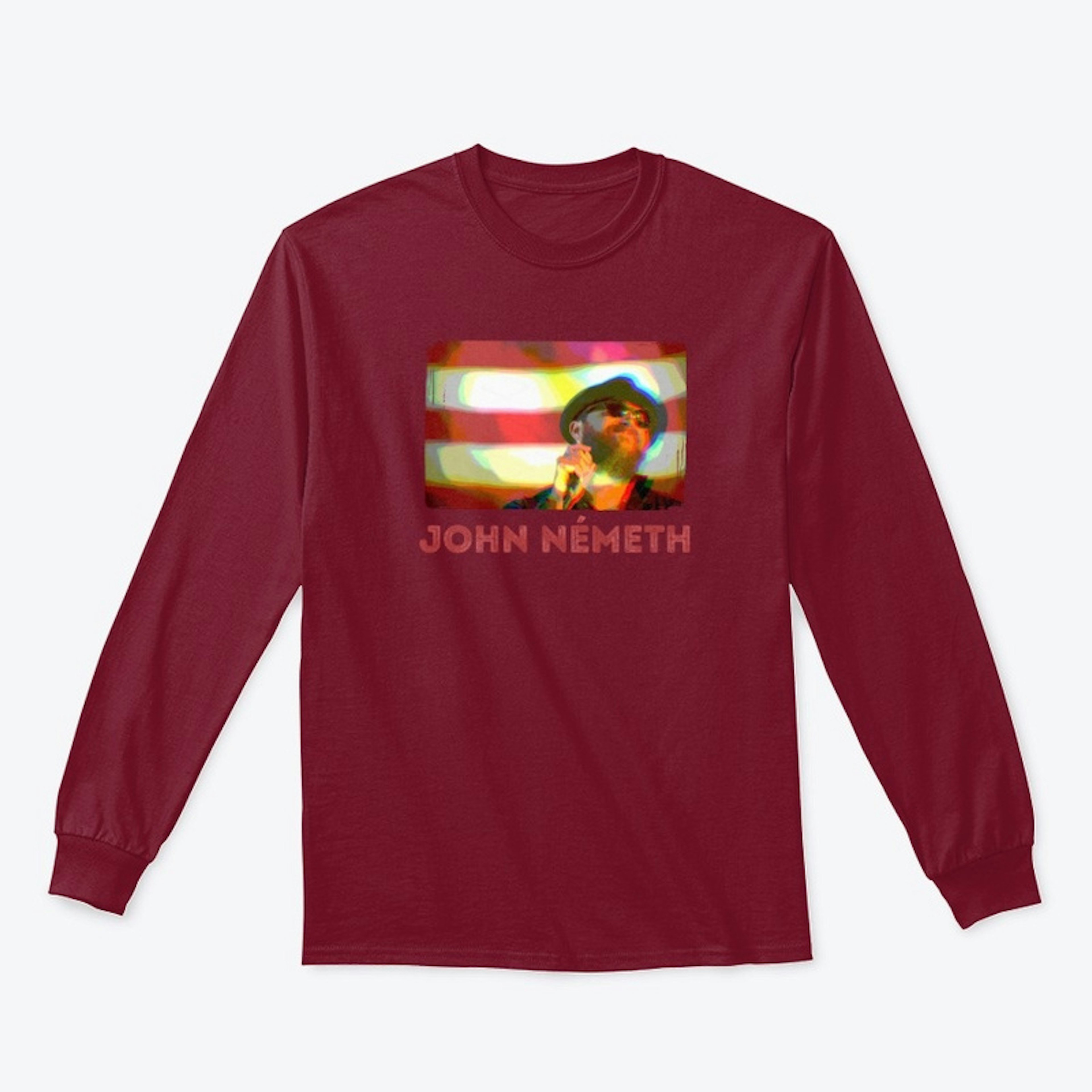 John Nemeth Long Sleeve Flag T-Shirt