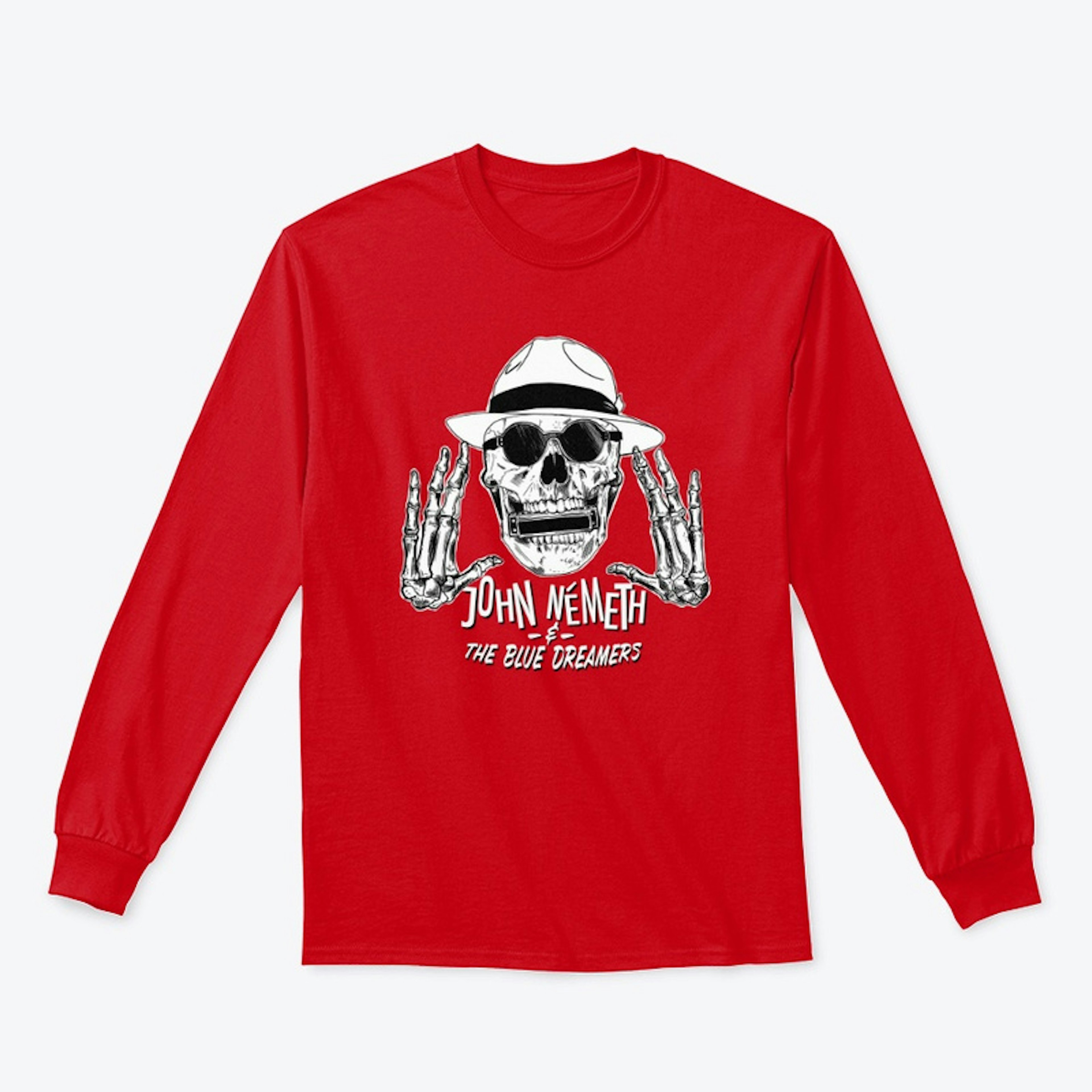 John Nemeth Skull Long Sleeve T-Shirt